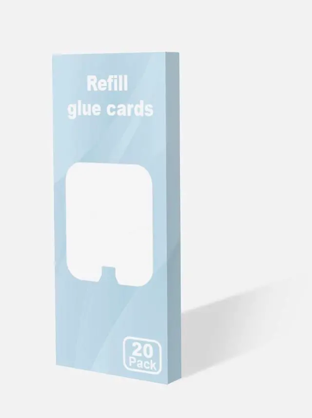 Alt view image 7 of 7 - 20 Pcs Refill Glue Cards Compatible with Safer Home SH502 Indoor Fly Trap and Dynatrap DT3005W Plug-in Bug Light for Flies, Fruit Flies, Moths, Gnats, and Other Flying Insects