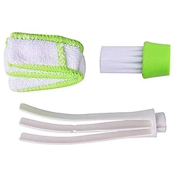 Alt view image 3 of 7 - Mini Duster for Car Air Vent, Set of 3 Automotive Air Conditioner Cleaner and Brush, Dust Collector Cleaning Cloth Tool for Keyboard Window Leaves Blinds Shutter Glasses Fan