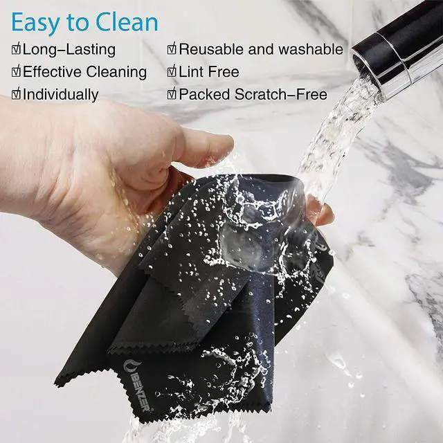 Alt view image 6 of 6 - Microfiber Cleaning Cloths for Electronics Micro Fiber Camera Lens Cleaning Cloth, Glasses, Screens, Eyeglasses, iPad, iPhone, Cell Phone, LCD TV Screens and More, MF01S-3P-A