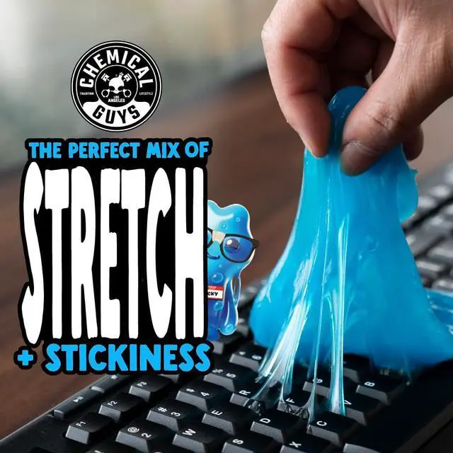 Alt view image 7 of 7 - Sticky Icky Car Cleaning Gel, Green Apple, Interior Car Cleaner, Reusable Automotive Crevice & Interior Dust Cleaner for Air Vents, Consoles, Cup Holders & Keyboards, 4 Pack (100g Each)