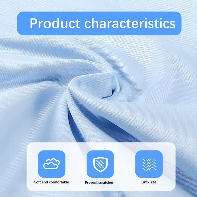 Alt view image 4 of 7 - 80 Pack Microfiber Cleaning Cloth for Glasses, Multi-Color Eye Glasses Cleaning Cloth Bulk 6"x7" Microfiber Cleaner Lens Cloths for Eyeglasses, Camera Lenses, TV Screens, Cell Phones and Laptops