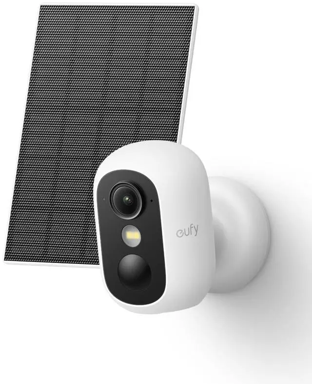 Main image of eufyCam C35 with Solar Panel, Wireless Security Camera, Outdoor and Indoor, Magnetic Mount, Color Night Vision, Local Storage, No Monthly Fee, IP67, White
