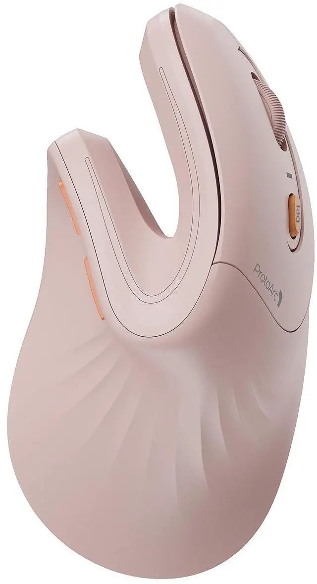 Main image of EM11 NL Wireless Ergonomic Vertical Mouse, Rechargeable, Pink