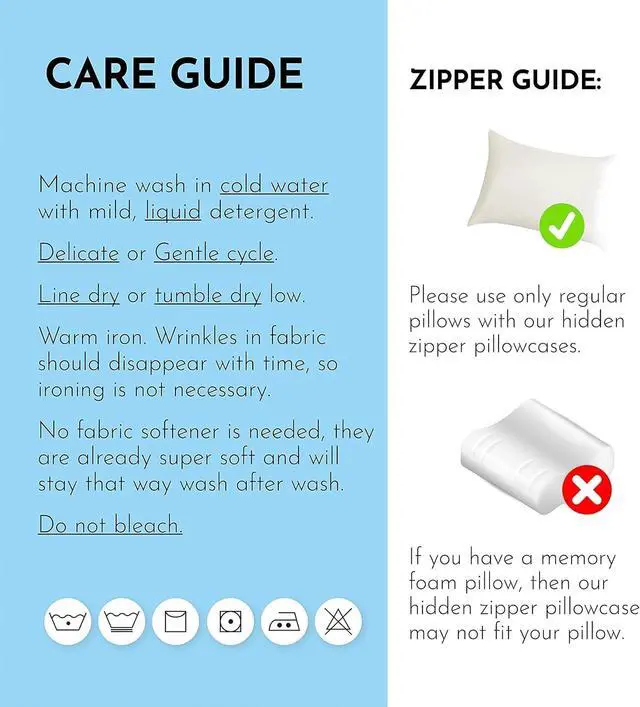 Alt view image 7 of 7 - Zippered Pillowcases - Standard Size 26x20, 100% Viscose Derived from Bamboo, 2 PK, Navy Gray - Cooling Pillow Cases - Silky Pillow Covers for Hot Sleepers, Menopause, Night Sweats - by JoMo