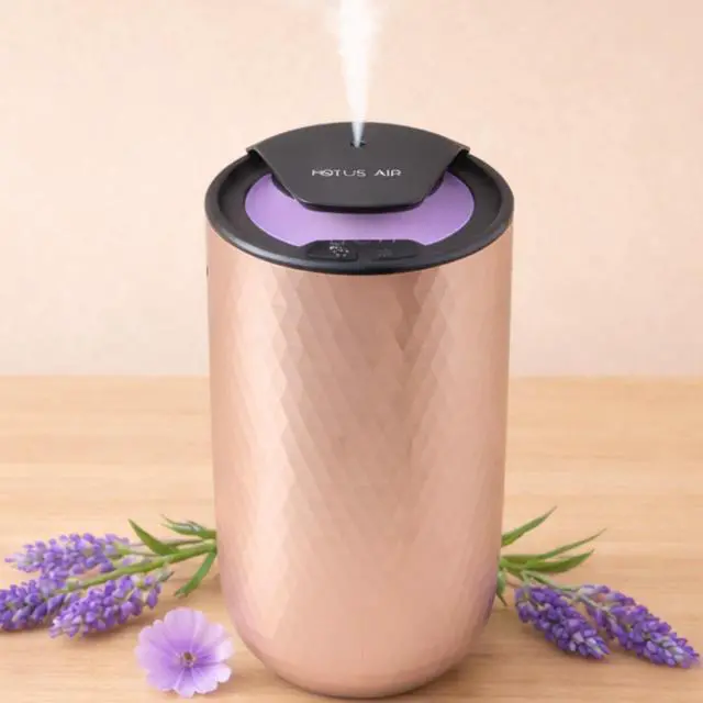 Main image of Waterless Essential Oil Diffuser Portable Cordless Aromatherapy Diffuser for Home, Car & Office 3 Mist Levels - 4 Timer Modes - 15ml Oil Capacity - USB-C Rechargeable