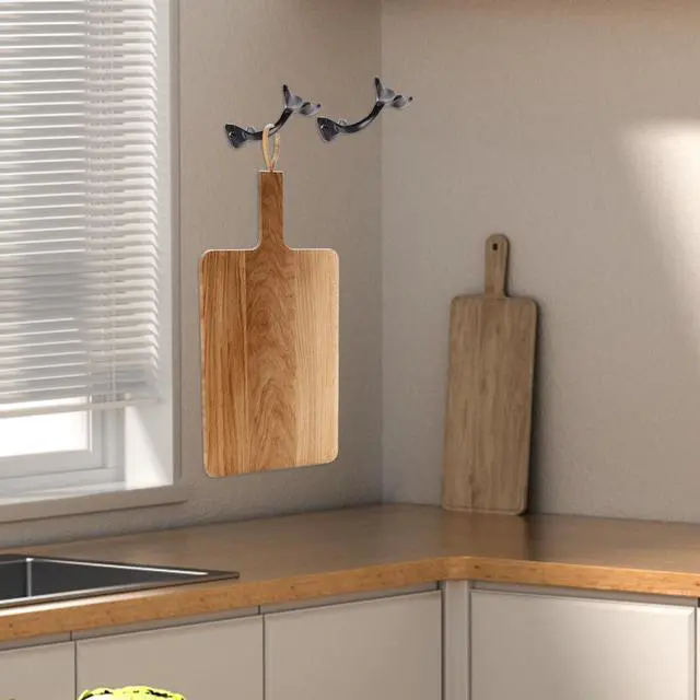 Alt view image 7 of 7 - Whale Tail Cast Iron Wall Hook Decorative Vintage Coat Hooks Mermaid Tail Decorative Wall Mounted Hanger for Hanging Coats, Purses, Towels, Hats, Beach Themed Decor