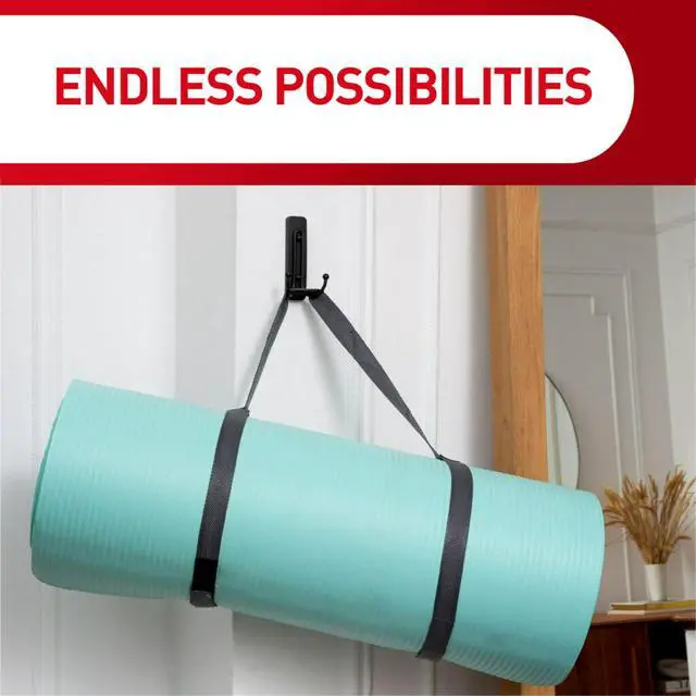 Alt view image 6 of 7 - Indoor Small Replacement Strips, 64 Strips, Damage-Free Wall Hanging, Re-Hang Small Hooks for Home and Wall Decor, Holds up to 1 lb, White Adhesive