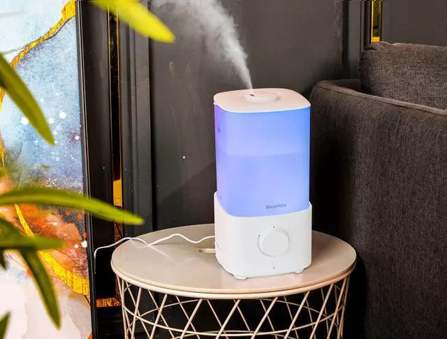 Alt view image 5 of 7 - Premium 2300 ML XL Large Essential Oil Diffuser Humidifier Combo for Large Room Home Huge Coverage Area 2 Liter Extra Big Capacity Huge Diffuser with Décor LED Lights Square White - L001