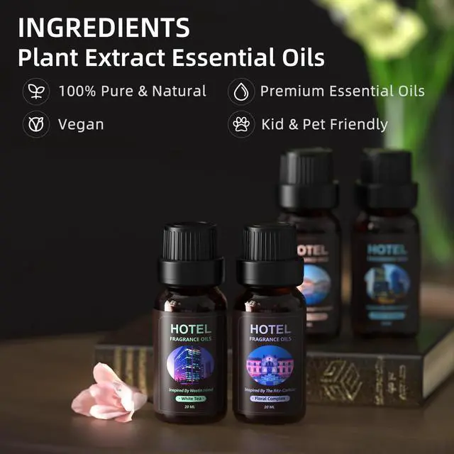 Alt view image 5 of 7 - Aluminum Alloy Waterless Essential Oil Diffuser for Home Rechargeable Scent Diffusers with 4 Timer Settings, 3 Mist Levels with Vehicle Mode for Car Room Studio Office, Black Metal,100ml (Gift Set)