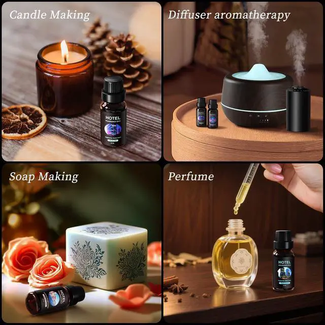 Alt view image 7 of 7 - Aluminum Alloy Waterless Essential Oil Diffuser for Home Rechargeable Scent Diffusers with 4 Timer Settings, 3 Mist Levels with Vehicle Mode for Car Room Studio Office, Black Metal,100ml (Gift Set)