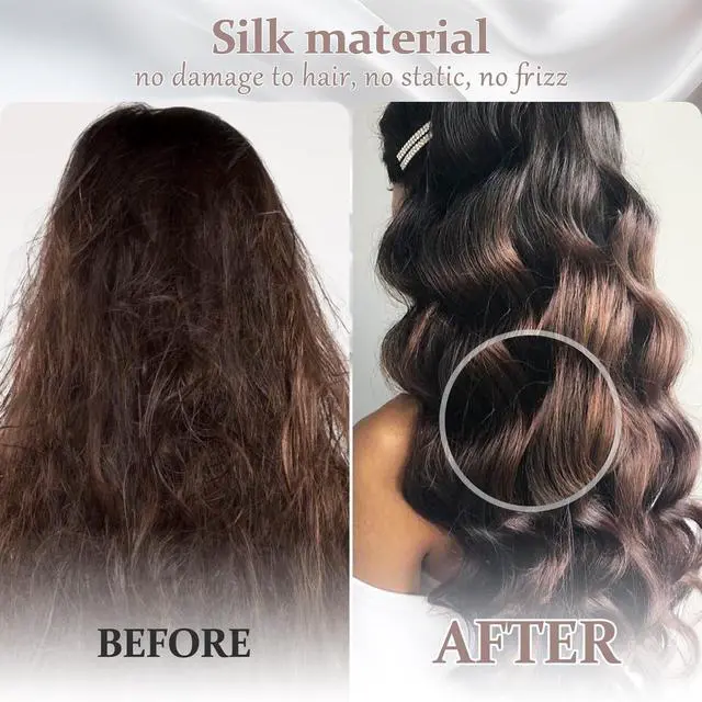 Alt view image 4 of 7 - 2 Pack 100% Pure Silk Pillowcase for Hair and Skin, Both Sides Mulberry Silk Pillowcases with Hidden Zipper, Cooling Pillowcase 19 Momme, 600 Thread Silk Pillow Cases Standard Size, Gray