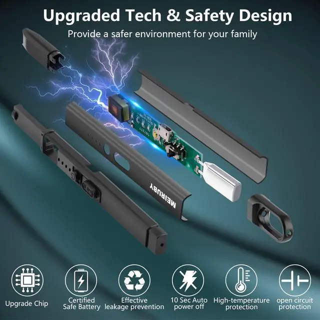 Alt view image 3 of 7 - Lighter Stocking Stuffers for Adults Wife Mom, Electric Candle Lighter for Women Mom Candle Lover Christmas Birthday Present Ideas Gifts, Cool Gadgets for Women Men 2025