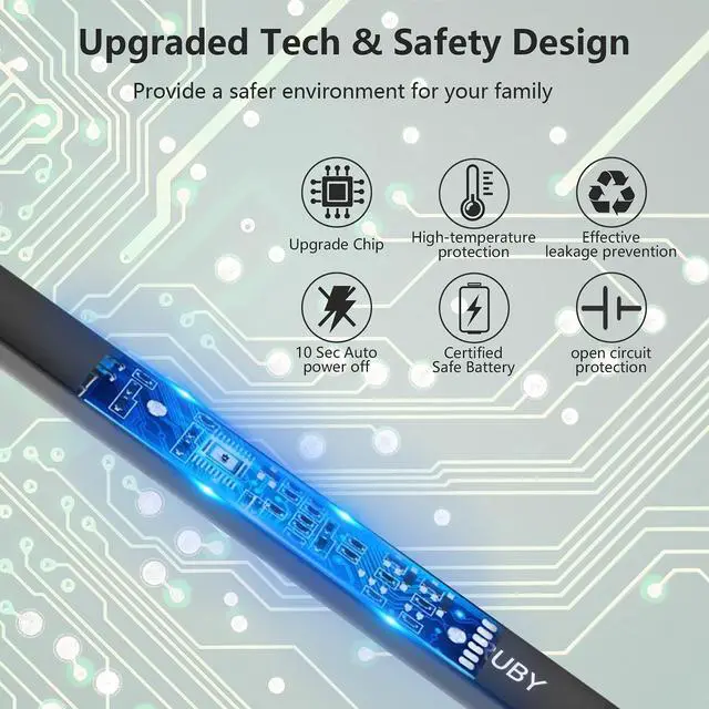 Alt view image 3 of 7 - Lighter Electric Candle Lighter Long Electronic Rechargeable USB Arc Windproof Flameless Lighters for Candle Camping BBQ Birthday Women's Day Gifts for Women Mom Wife Men, Balck