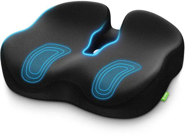 Main image of Ergonomic Donut Pillow Seat Cushion for Hemorrhoid & Tailbone Pain Relief, Thick Memory Foam Chair Cushion with Firm Support for Coccyx, Sciatica, Pressure Sores, Pregnancy, Postpartum Recovery