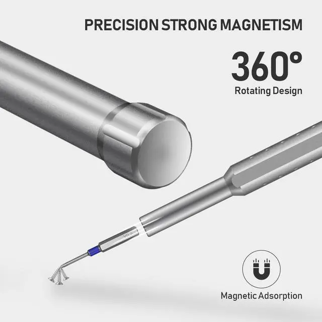 Alt view image 3 of 7 - Precision screwdriver set,71 in 1 small screwdriver set with case and magnetizer,Mini magnetic screwdriver set for Tablets,PC,phones,Watches,Toys,Cameras,Eye glass repairing kit,mini tool kit