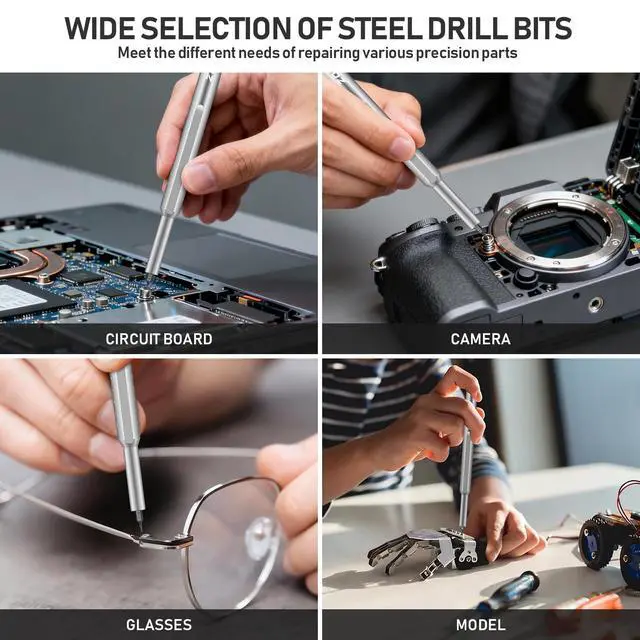 Alt view image 2 of 7 - Precision screwdriver set,71 in 1 small screwdriver set with case and magnetizer,Mini magnetic screwdriver set for Tablets,PC,phones,Watches,Toys,Cameras,Eye glass repairing kit,mini tool kit