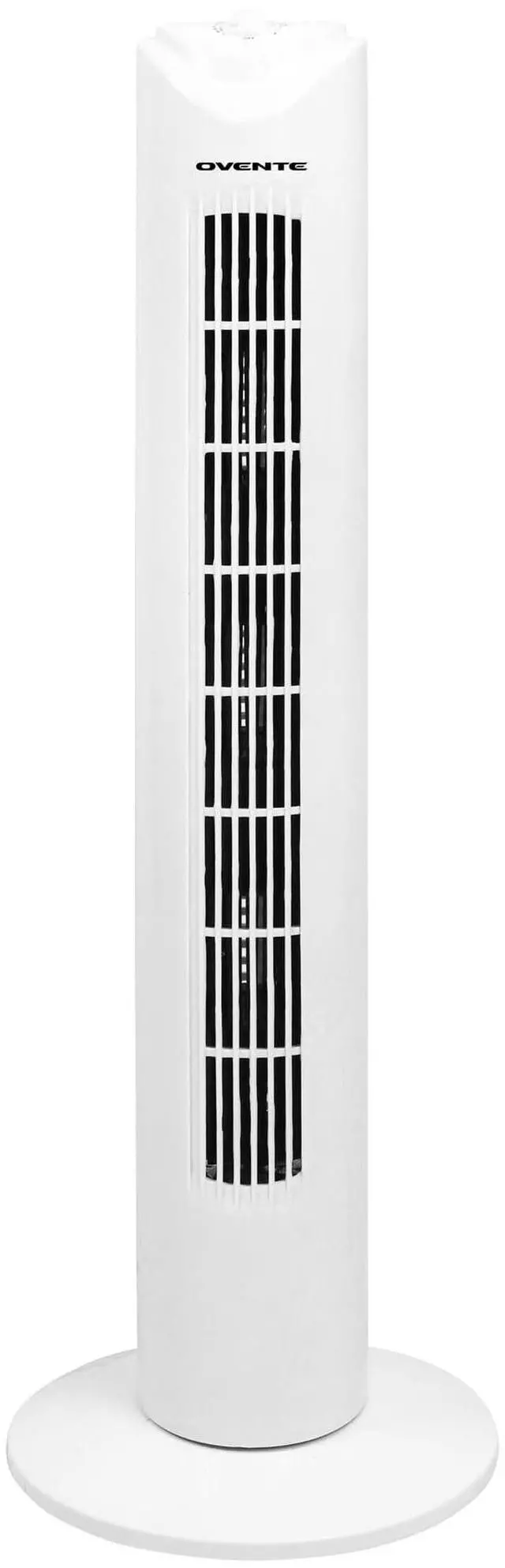 Main image of 32" Tower Fan for Bedroom, Portable Stand Fan with 90° Oscillation, Adjustable Speed, Compact and Slim Manual Bladeless Indoor Fan Ideal for Cooling Home with Kids or Office, White TFO3SW