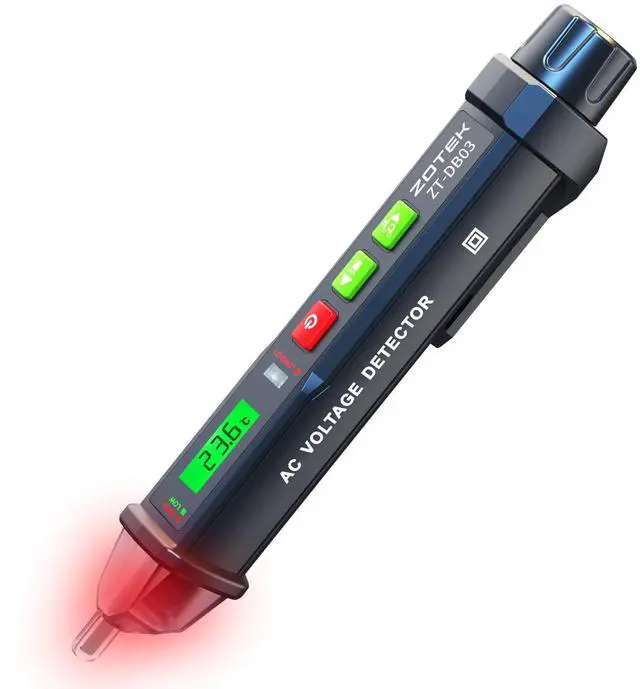 Main image of ZOYI ZT-DB03 AC Voltage Detector-5 Sensitivity Gears-Dual-Range 12V-1000V/48V-1000V, Non-Contact Voltage Tester Pen with Break-Point Testing,Flashlight, Electrical Tester for Home,Electricians&DIY