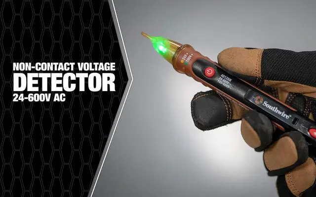 Alt view image 2 of 7 - 40126N NCV Non-Contact Voltage Dual Range Pen Type Detector with Flashlight; 24-600V AC