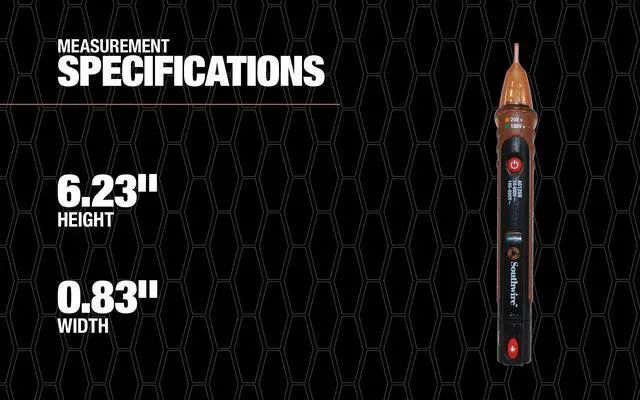 Alt view image 7 of 7 - 40126N NCV Non-Contact Voltage Dual Range Pen Type Detector with Flashlight; 24-600V AC