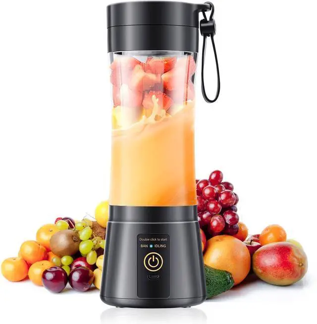 Main image of Portable Blender, Cordless Personal Smoothie Blender with USB Rechargeable & 6 Blades, Compact Mini Juicer Powerful Blending for Shakes/Fruits/Veggies/Travel/Home/Office/Gym/Camping