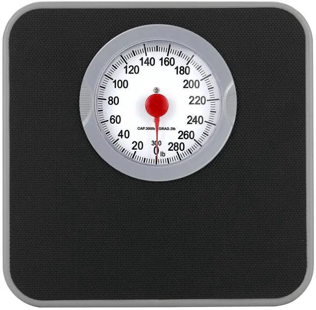 Main image of Analog Scale for Body Weight, Mechanical Bathroom Scale, 300lb Analog Weight Scale, Dial Scale with Wider and Thicker Anti-Slip Platform, Simple Calibration, No Battery Required