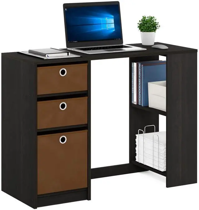 Main image of Computer Study Writing Desk, Espresso, Model:15110EXBR
