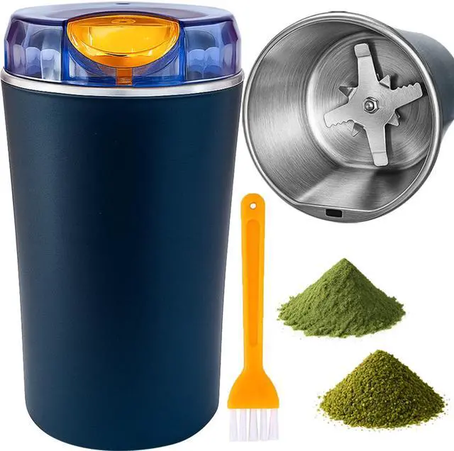Main image of Electric Herb & Spice Grinder One-Touch Stainless Steel Grinder for Herbs, Spices, Coffee, Nuts, Seeds Powerful 30000 RPM Motor, Stainless Steel Blades, Cleaning Brush Included