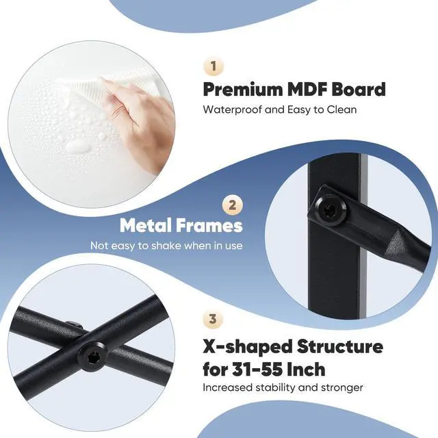 Alt view image 4 of 7 - 32 Inch Small Computer Desk for Home Office, Modern Study Work Table Simple Style for Bedroom, WritInchg Desks with X-Shaped ReInchforcement, Black