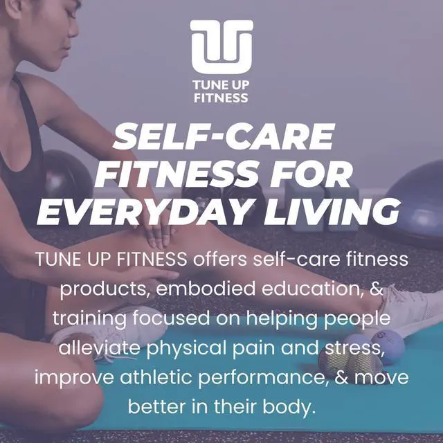 Alt view image 6 of 6 - Therapy Balls in Tote by Tune Up Fitness - Massage Balls for Trigger Point, Pressure Point & Myofascial Release - Use as Single or Peanut Ball for Pain Relief & Relaxation (Aqua Blue)