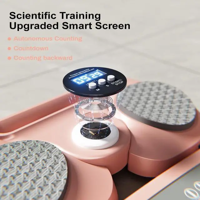 Alt view image 6 of 7 - Upgraded Pilates Reformer, Pilates Board Equipment Home Pilates Machine Kit with Timer / Ab Workout Equipment / Multifunctional Push-Up Board / Resistance Bands / Balance Board for Women Home Workout