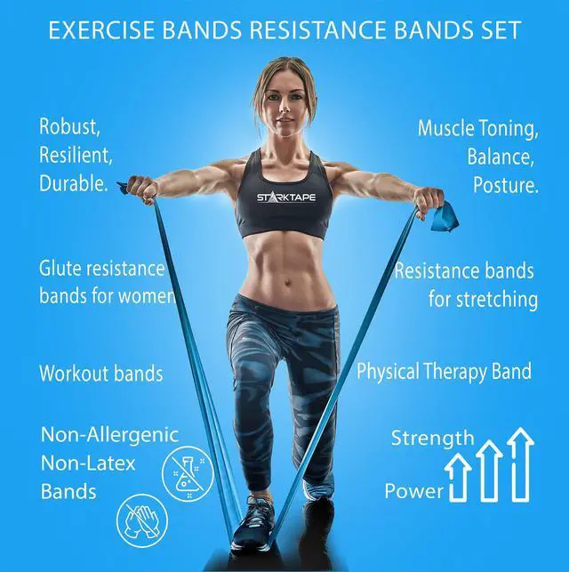 Alt view image 2 of 7 - Resistance Bands 8 Yard Professional Roll. Non-Latex Elastic Exercise Fitness Band for Upper & Lower Body, Physical Therapy, Pilates, Rehab, Yoga, Pilates, Home Workout. Extra Light Yellow
