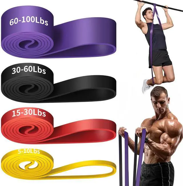 Main image of Resistance Band, Pull Up Bands, Pull Up Assistance Bands, Workout Bands, Exercise Bands, Resistance Bands Set for Legs, Working Out, Muscle Training, Physical Therapy, Shape Body, Men and Women1