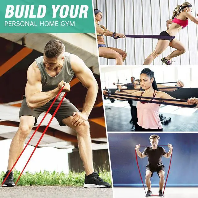 Alt view image 4 of 7 - Resistance Band, Pull Up Bands, Pull Up Assistance Bands, Workout Bands, Exercise Bands, Resistance Bands Set for Legs, Working Out, Muscle Training, Physical Therapy, Shape Body, Men and Women1