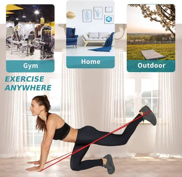 Alt view image 5 of 7 - Resistance Band, Pull Up Bands, Pull Up Assistance Bands, Workout Bands, Exercise Bands, Resistance Bands Set for Legs, Working Out, Muscle Training, Physical Therapy, Shape Body, Men and Women1