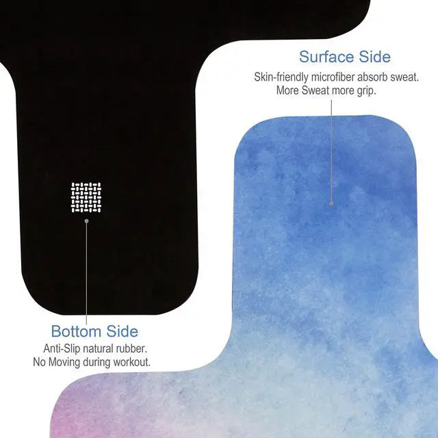 Alt view image 3 of 7 - Classic Pilates Reformer Mat Sweat-Wicking, Lightweight Foldable, Portable with Cotton Tote Bag, Fits Balanced Body Merrithew Aeropilates (Candy)