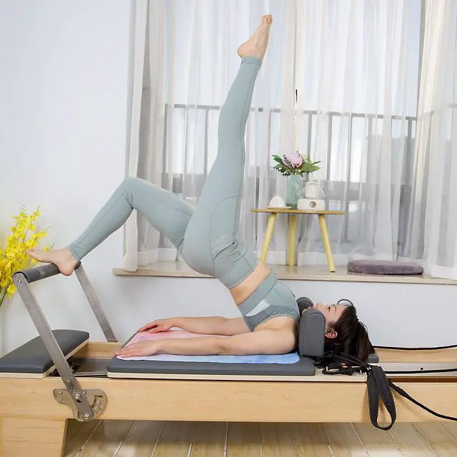 Alt view image 7 of 7 - Classic Pilates Reformer Mat Sweat-Wicking, Lightweight Foldable, Portable with Cotton Tote Bag, Fits Balanced Body Merrithew Aeropilates (Candy)