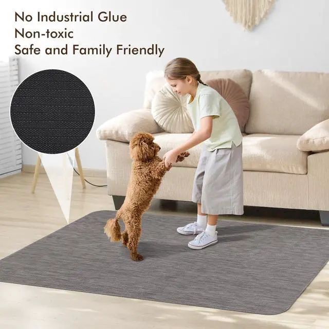 Alt view image 7 of 7 - Office Chair Mat for Hardwood Floors, Anti-Slip PVC, 36 x 48 Inch