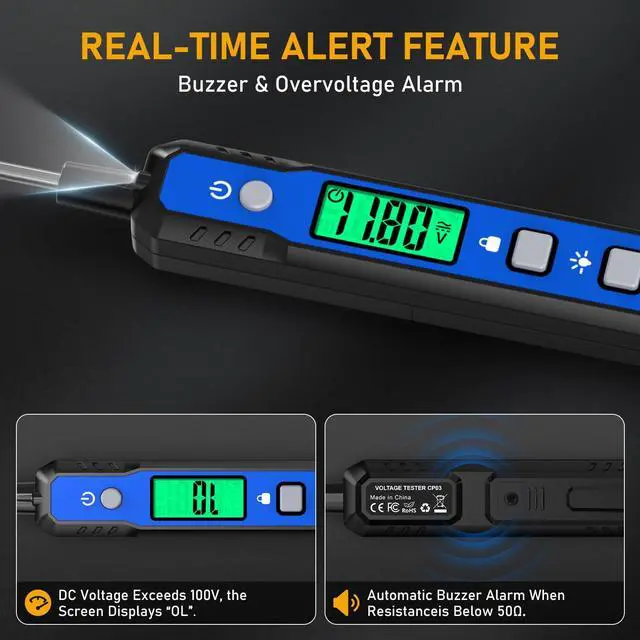 Alt view image 6 of 7 - Auto Test Light, 0.8-100V DC Voltage Power Circuit Probe Tester
