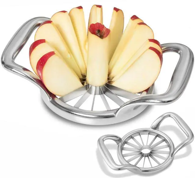 Main image of 5.5 Inch Extra Large 16-Slice Apple Corer, Heavy Duty Divider Wedger Cutter