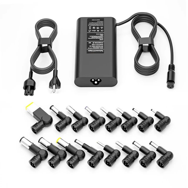 Main image of 90W Universal Slim Adapter Laptop Charger for Dell HP Acer 16 Tips Laptop Charger Compatible with Dell HP Acer Asus IBM Sony Fujitsu Gateway Notebook Ultrabook Chromebook Power Supply Cord