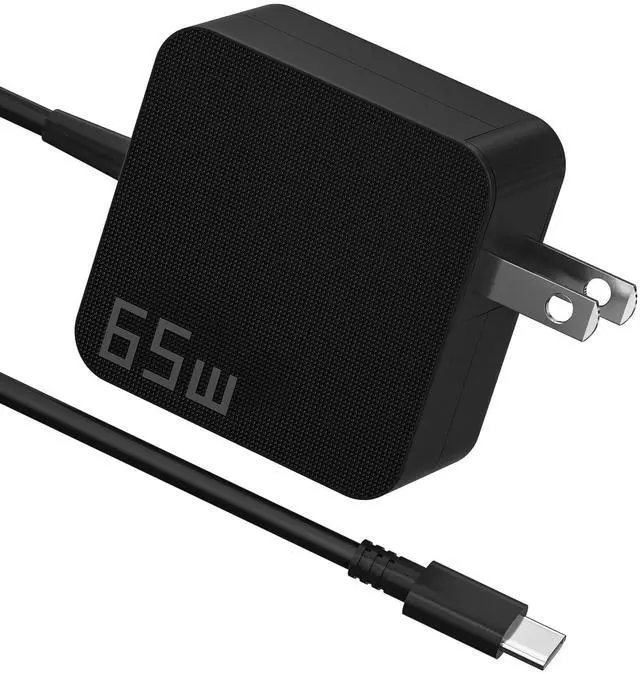 Main image of 65W USB C Laptop Charger, Universal Fast Charging Power Adapter - Compact Type C Charger Block for MacBook, Dell, HP, Travel, Home & Office Use