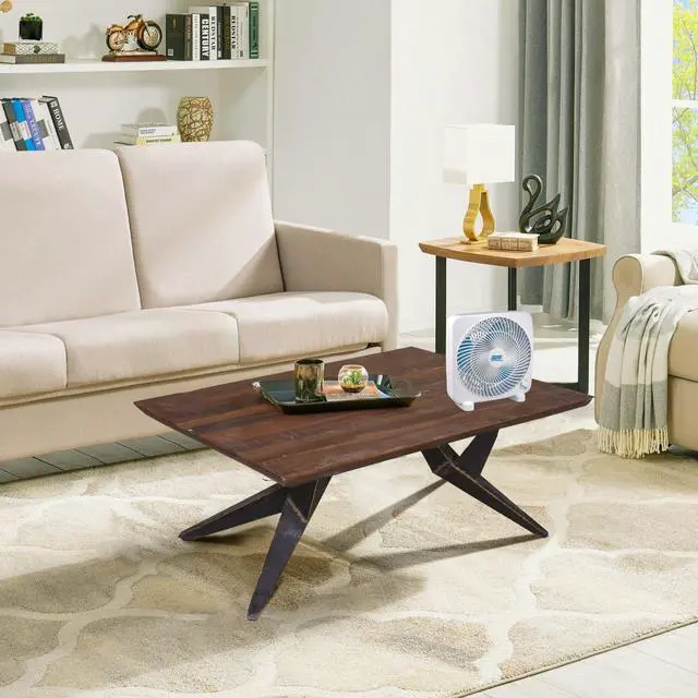 Alt view image 6 of 7 - 9 Inch Tabletop Box Fan, 3 Speeds, Quiet Table Fan With Strong Airflow, Energy Efficient Small Box Fan, Portable - Fan for Bedroom, Kitchen, Bathroom, Office, Dorm & Workshop