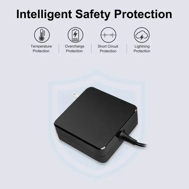 Alt view image 4 of 7 - 19V Charger AC Power Adapter Compatible with Gateway gwnr71517 gwnr71517-bk gwnr71517-bl gwtc71427 gwtc51427 gwcc71416 gwcc51416 gwnc31514 gwnr51416 gwtn156-12 Laptop Charger