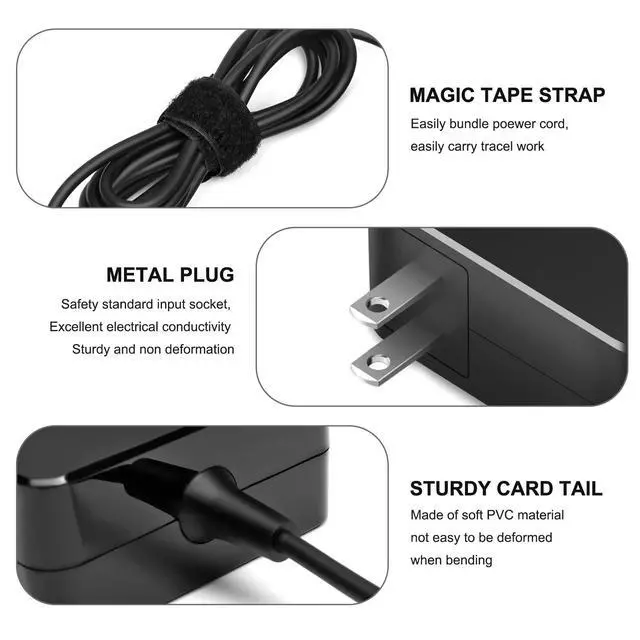 Alt view image 7 of 7 - 19V Charger AC Power Adapter Compatible with Gateway gwnr71517 gwnr71517-bk gwnr71517-bl gwtc71427 gwtc51427 gwcc71416 gwcc51416 gwnc31514 gwnr51416 gwtn156-12 Laptop Charger