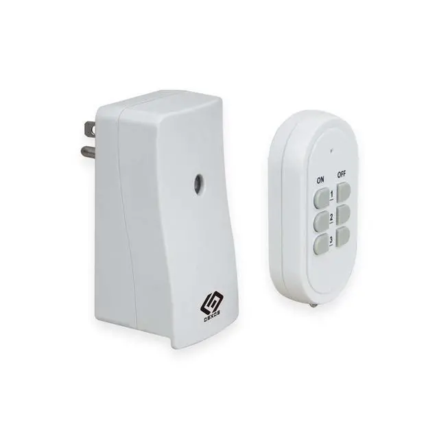 Alt view image 2 of 5 - Indoor Wireless Remote Control Outlets 100-Foot RF Range, 3 Receivers & 1 Remote, Expandable Remote Light Switch for Household Appliances, Battery Included, 15A/1/2HP, UL Listed