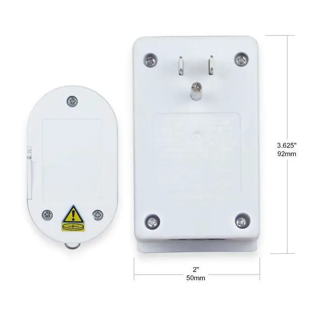 Alt view image 3 of 5 - Indoor Wireless Remote Control Outlets 100-Foot RF Range, 3 Receivers & 1 Remote, Expandable Remote Light Switch for Household Appliances, Battery Included, 15A/1/2HP, UL Listed