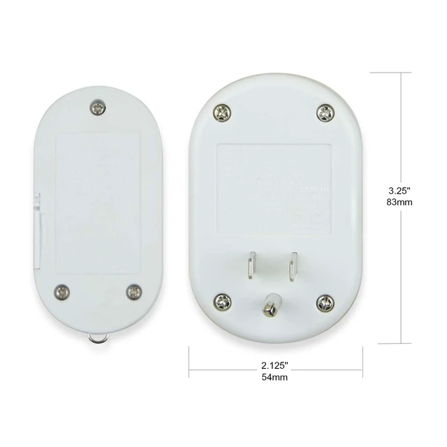 Alt view image 4 of 5 - Indoor Wireless Remote Control Outlets 100-Foot RF Range, 3 Receivers & 1 Remote, Expandable Remote Light Switch for Household Appliances, Battery Included, 15A/1/2HP, UL Listed
