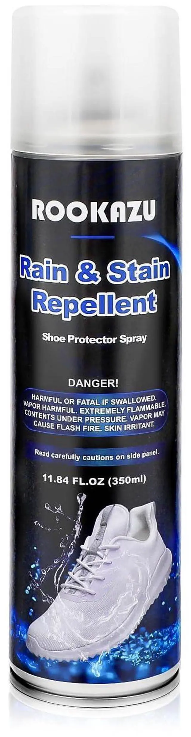 Main image of Shoe Protector Spray, 11.84 Fl Oz, Rain and Stain Waterproof for Leather, Suede, Sneakers, Boots