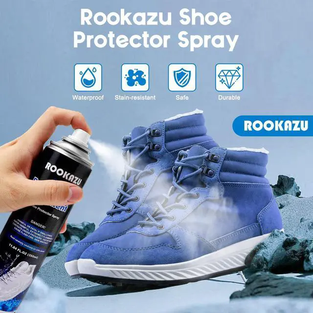 Alt view image 2 of 7 - Shoe Protector Spray, 11.84 Fl Oz, Rain and Stain Waterproof for Leather, Suede, Sneakers, Boots